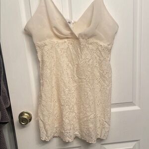 Elegant Cream Lace camy